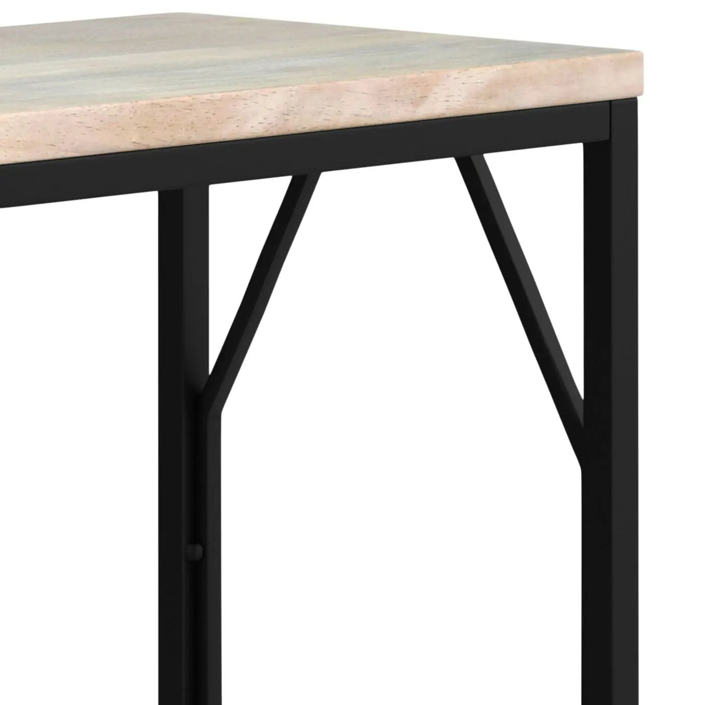 Selma - Handcrafted Metal And Wood Accent Table by HouseOfZazla