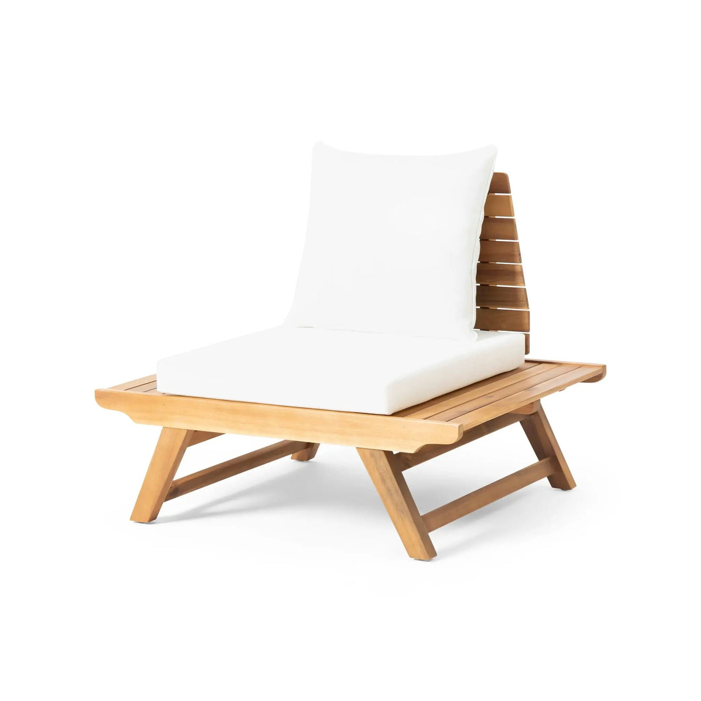 Sedona Outdoor Club Chair With Slatted Design by HouseOfZazla