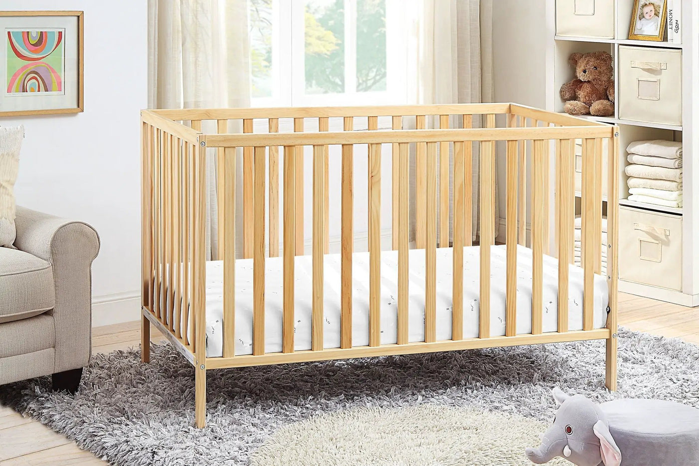 Palmer - 3-in-1 Convertible Island Crib by Unique Piece Furniture