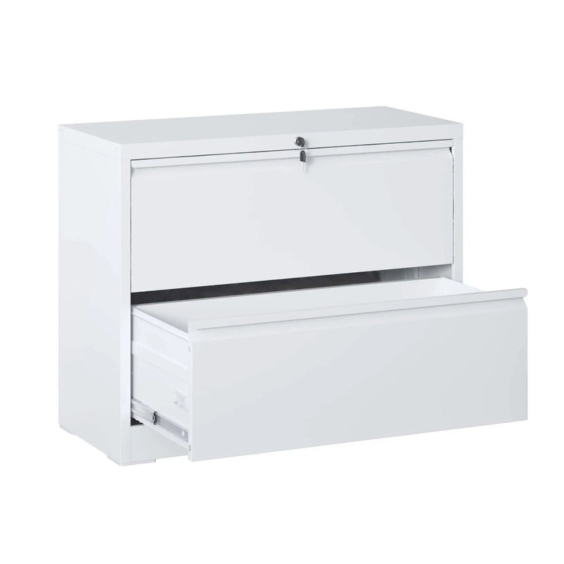 Premium Drawer Metal Lateral File Cabinet With Lock by Unique Piece Furniture