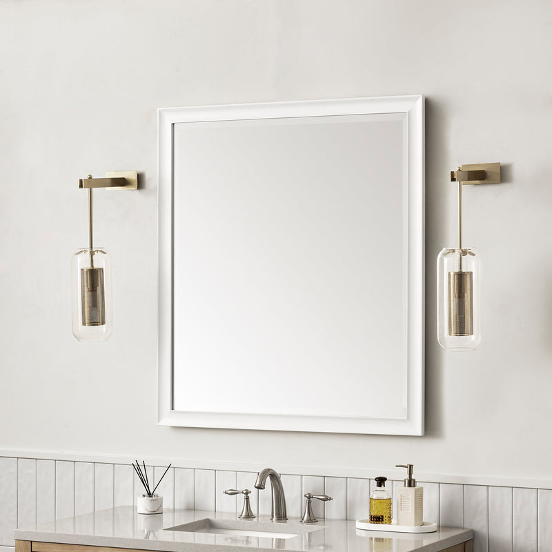 James Martin Glenbrooke 36" Mirror, Bright White by James Martin