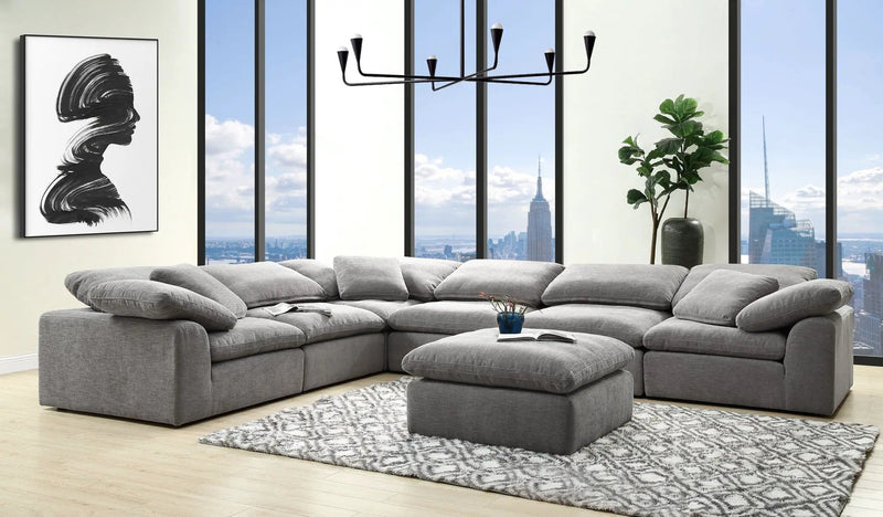 Naveen - Modular Sectional With Ottoman by Unique Piece Furniture
