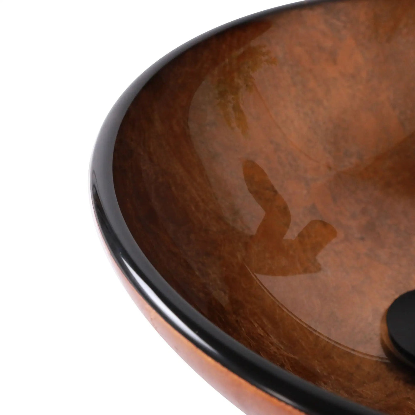 Artistic Tempered Glass Vessel Sink With Pop Up Drain by HouseOfZazla