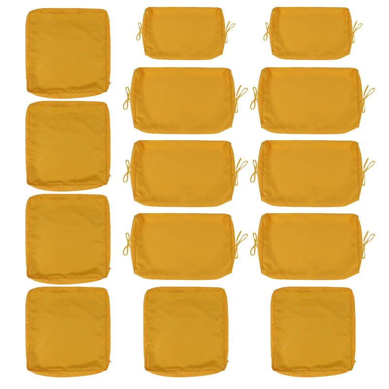 14 Pack Cushion Covers For 7 Piece Wicker Rattan Sectional Sofa by HouseOfZazla