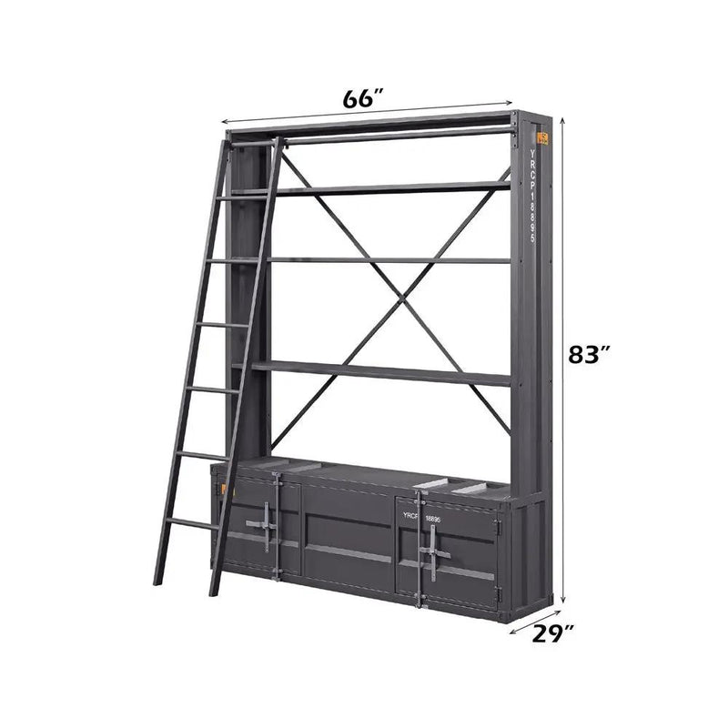 Cargo - Bookshelf & Ladder by Unique Piece Furniture