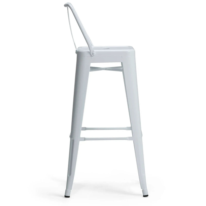 Rayne - Curved Back Metal Stool (Set of 2) by Unique Piece Furniture