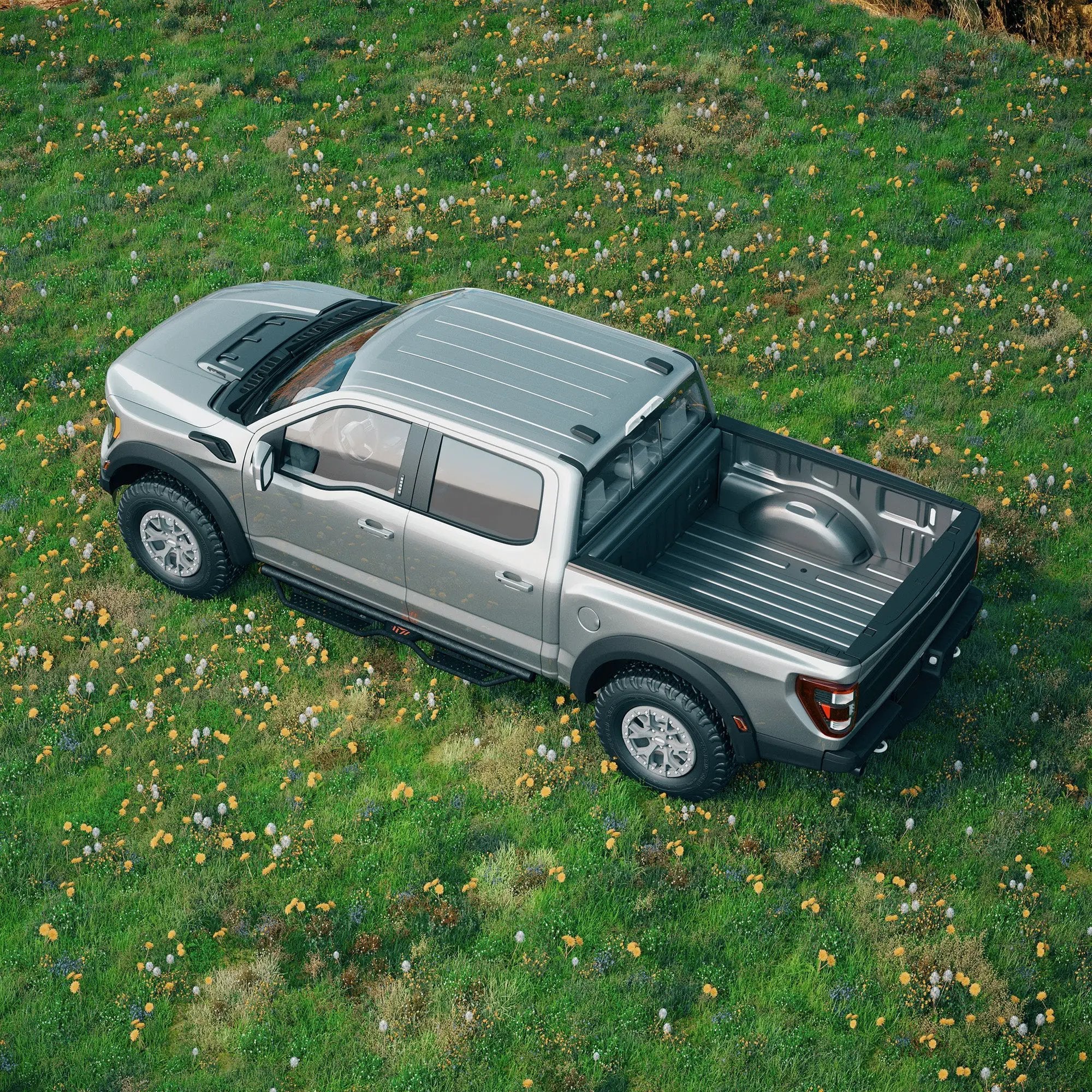 Running Boards for Ford SuperCrew Cab (2015-2026) by HouseOfZazla