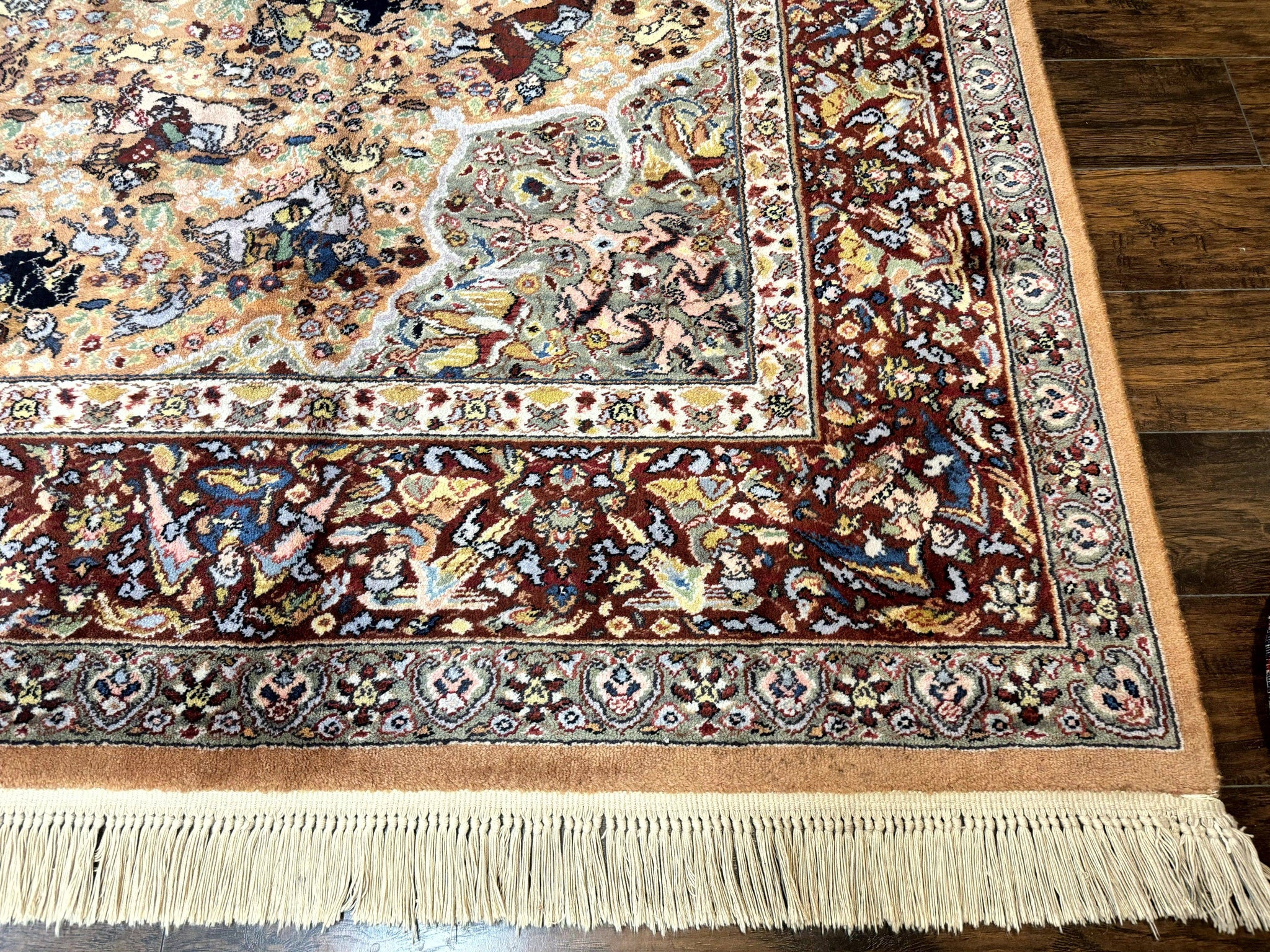Karastan Rug 10x14 - Persian Hunting #723 - Wool Pile, Vintage by Jewel Rugs