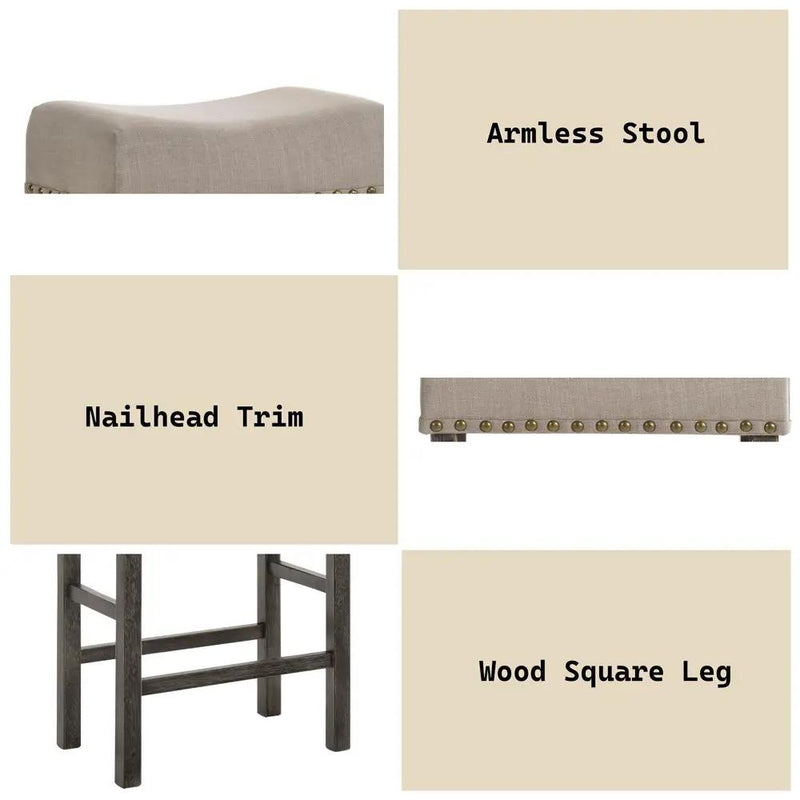 Martha II - Counter Height Stool by Unique Piece Furniture
