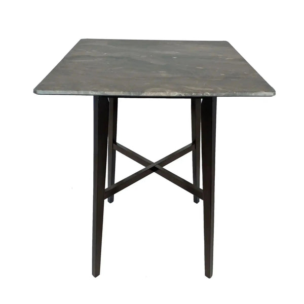 Modern Bar Height Dining Table with Rubberwood Legs and Laminate Table Top
