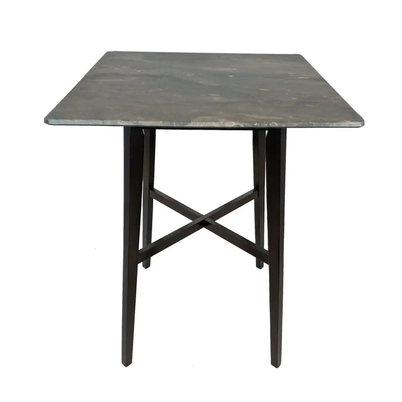 Modern Bar Height Dining Table with Rubberwood Legs and Laminate Table Top by HouseOfZazla