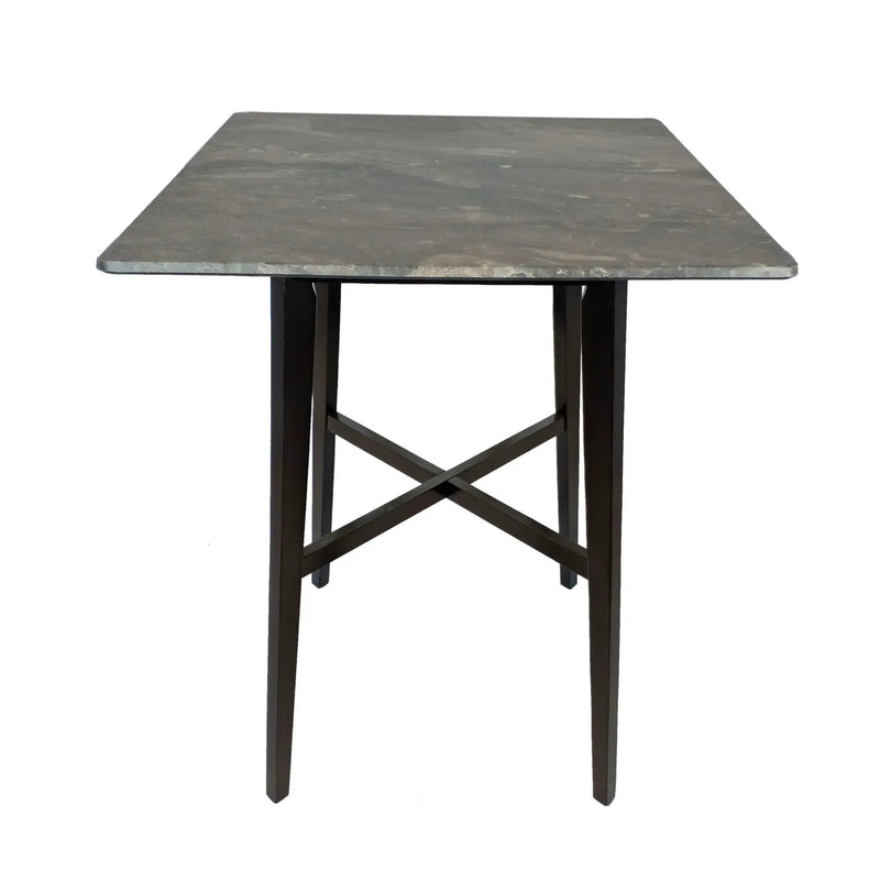 Modern Bar Height Dining Table, Rubberwood Legs and Laminate Table Top by HouseOfZazla