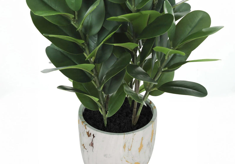 31" Tall, Artificial Plant, Garcinia Tree, Indoor, Faux, Fake, Floor, Greenery, Potted, Real Touch, Decorative - Green / White by Unique Piece Furniture