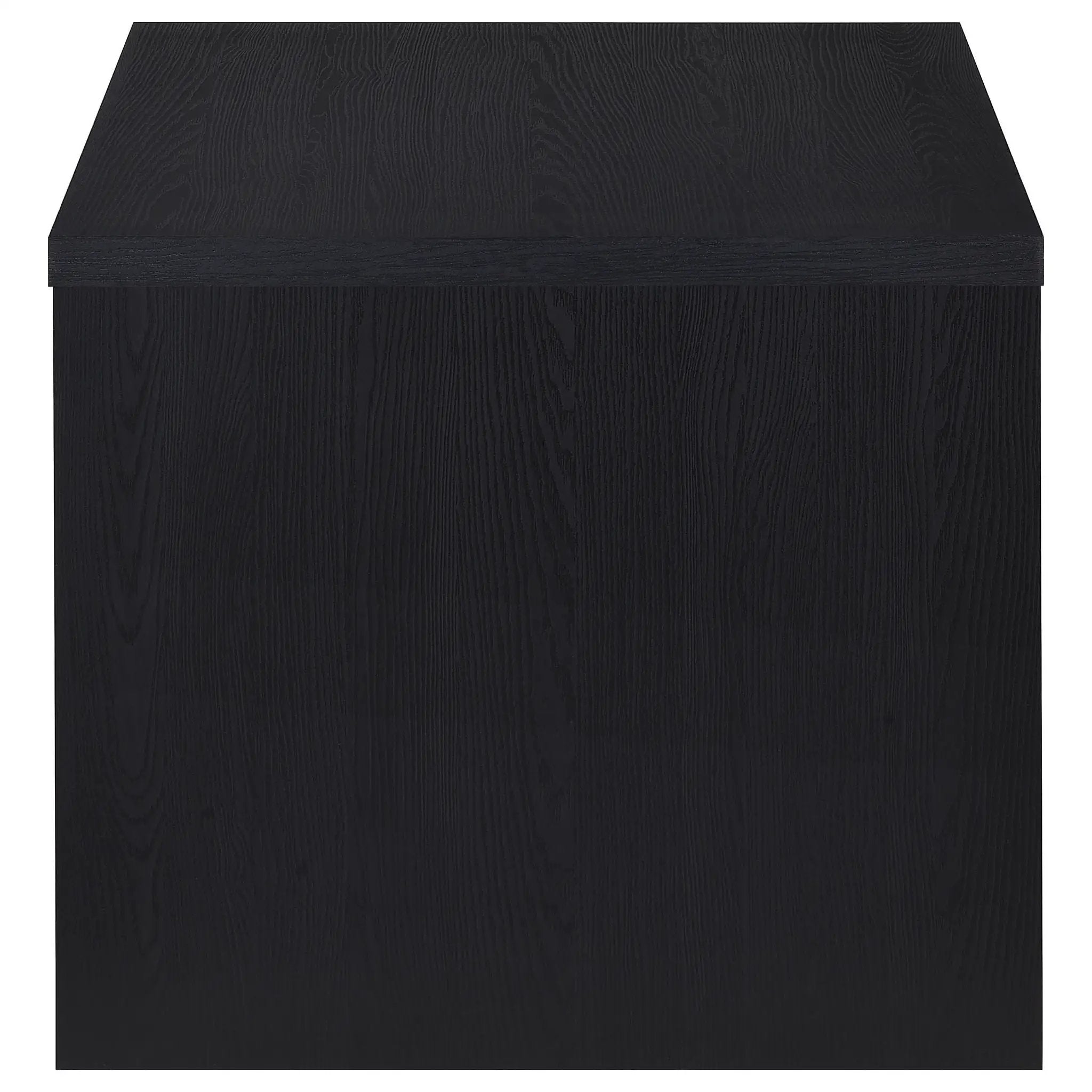 Knapp Engineered Wood Square Side End Table Black by Unique Piece Furniture