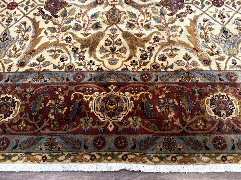 Persian Bidjar Rug 9x12 - Mustafi Allover Pattern - Traditional Carpet by Jewel Rugs