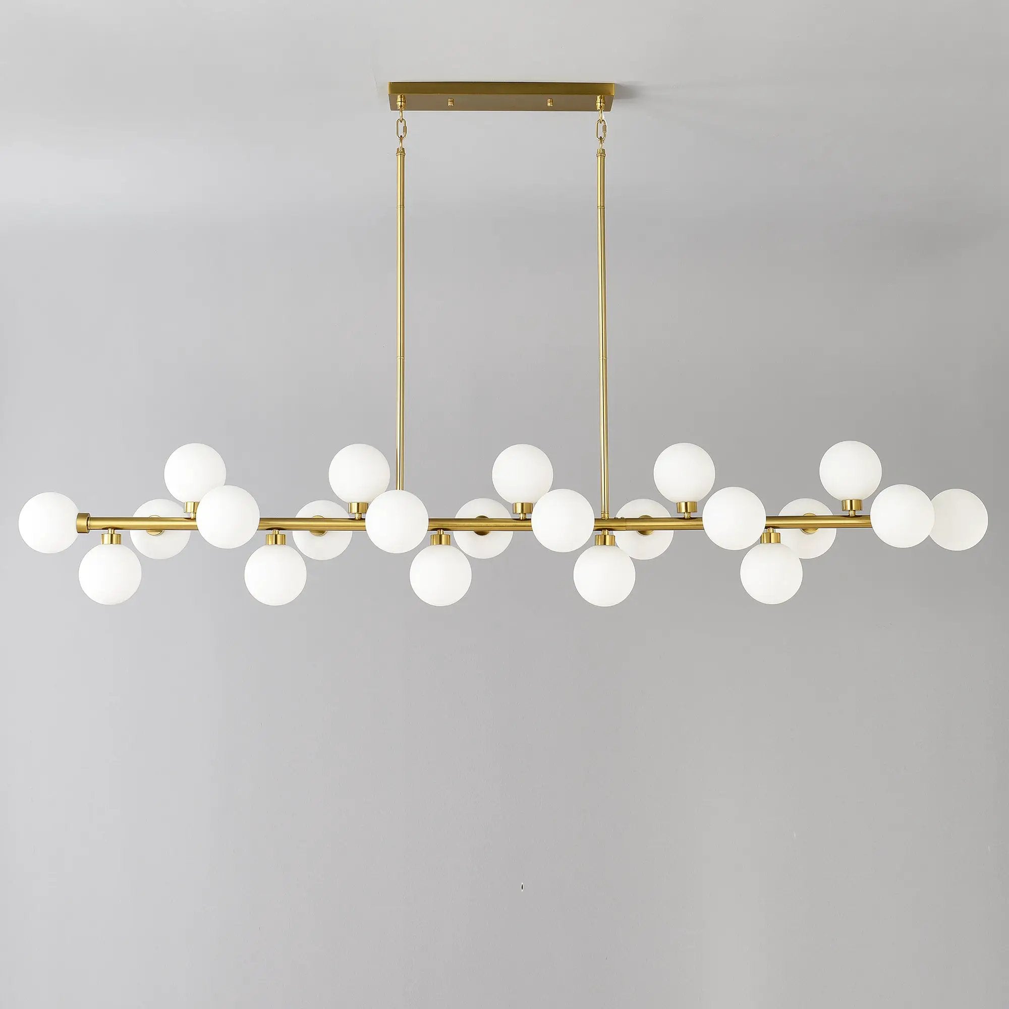 75.6'' Large Pendant Lamp with Opal Glass Shade by HouseOfZazla