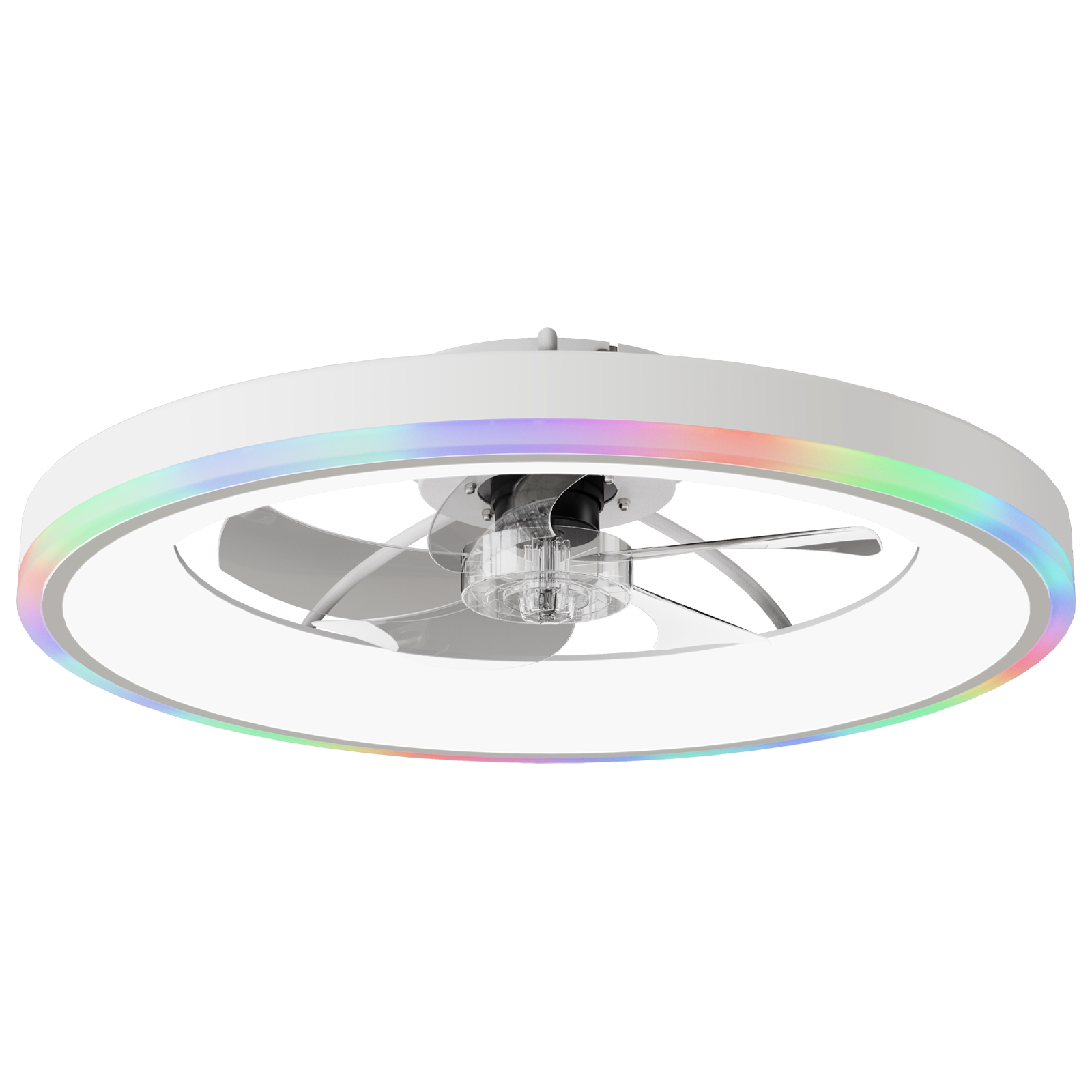 23.6" Modern RGB Ceiling Fan with Lights by HouseOfZazla