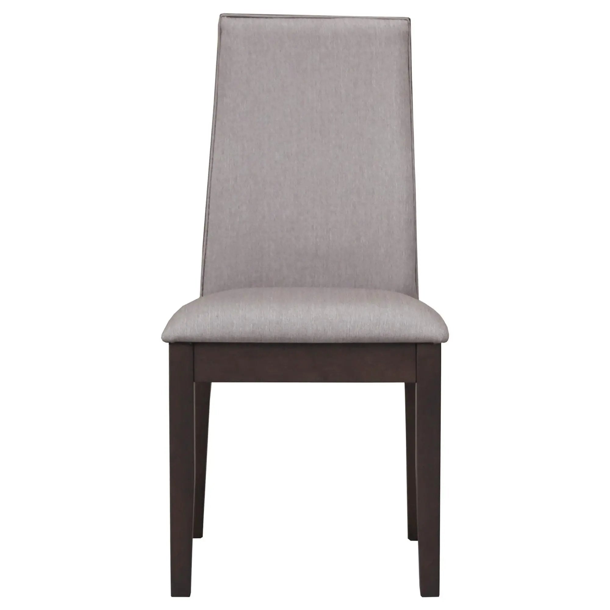 Upholstered Dining Chair (Set of 2) - Taupe / Brown by HouseOfZazla
