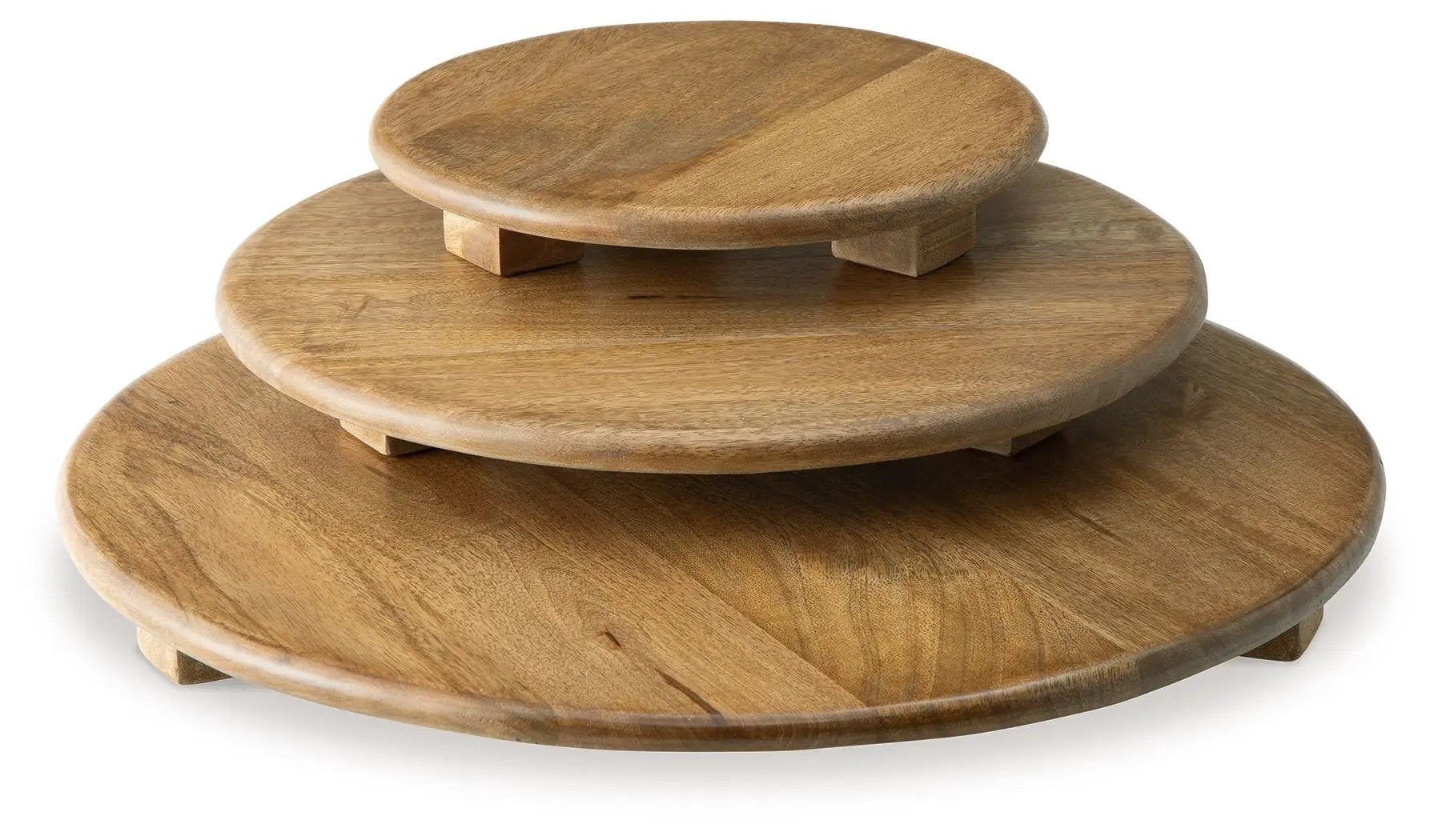 Kaidler - Tray Set (Set of 3) - Brown by Unique Piece Furniture