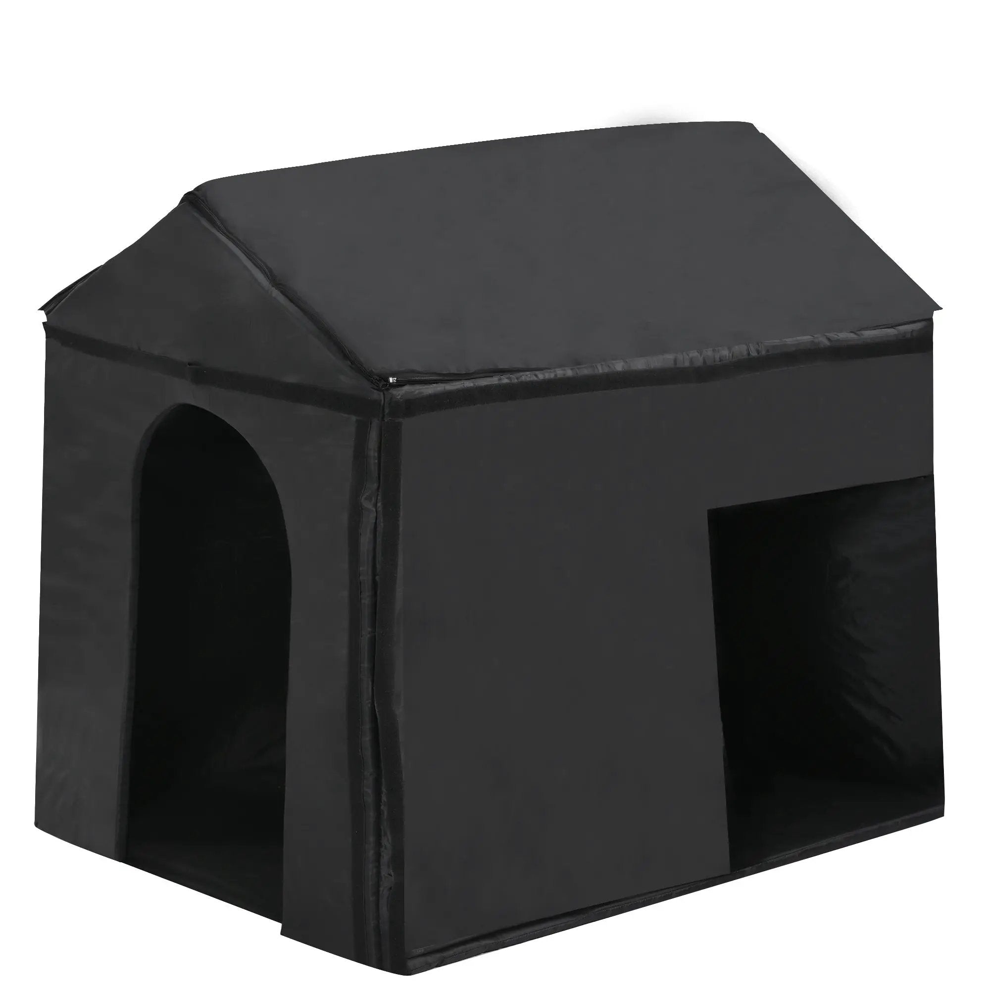 60.2 Inch Large Outdoor Dog House with Insulated Liner by HouseOfZazla