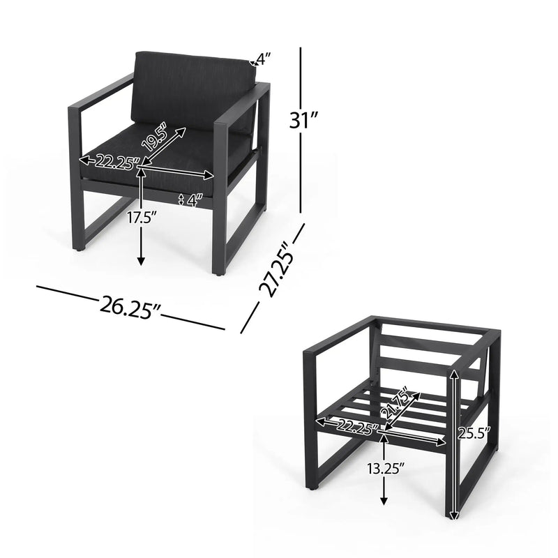 Navan Outdoor Patio Club Chair by HouseOfZazla