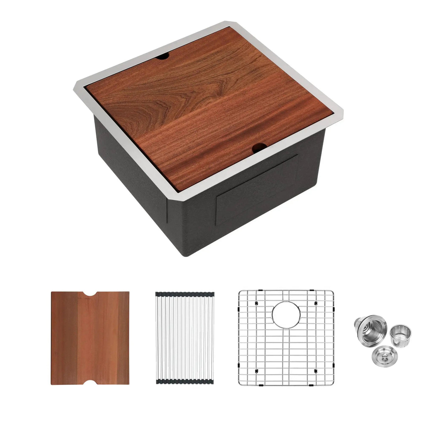 Laundry Workstation Undermount Utility Sink, Deep Single Bowl by HouseOfZazla