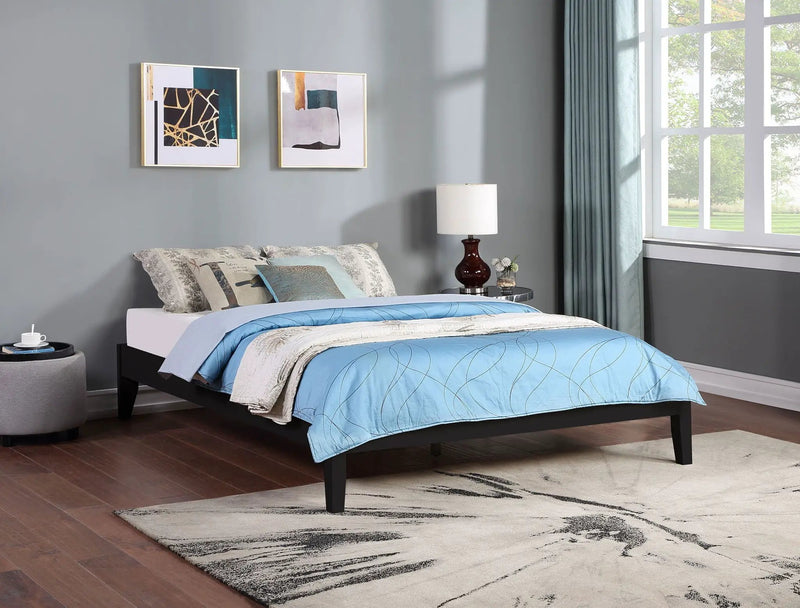 Hounslow Queen Universal Platform Bed Black by Unique Piece Furniture