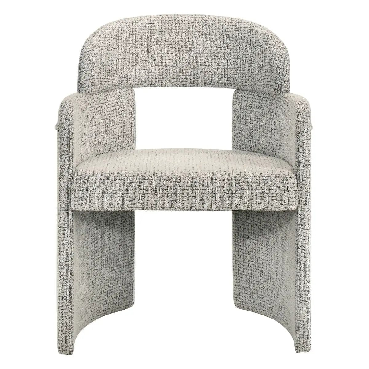 Kyree - Arm Chair (Set of 2) - Chenille & Walnut by Unique Piece Furniture