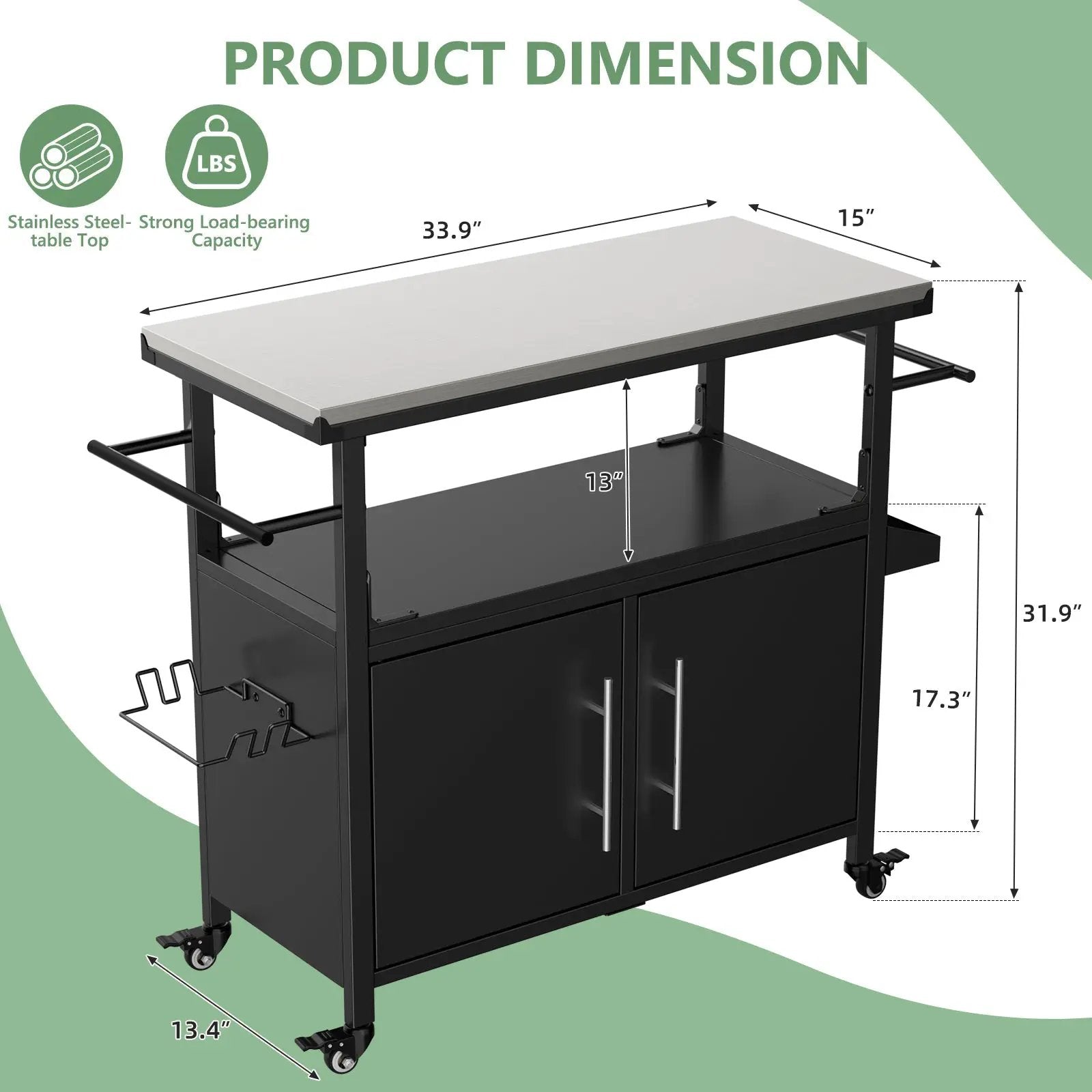 Outdoor Grill Cart with Patio Furniture by HouseOfZazla
