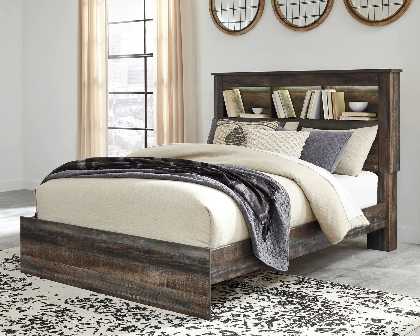 Drystan - Panel Bookcase Bed by Unique Piece Furniture