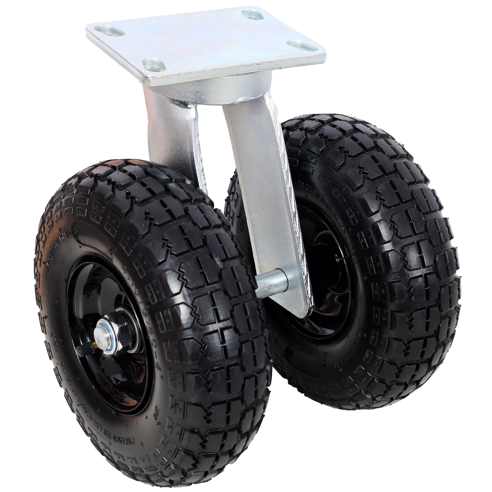 10 in Dual Air Wheels Swivel Caster, 660LBS Load Capacity by HouseOfZazla