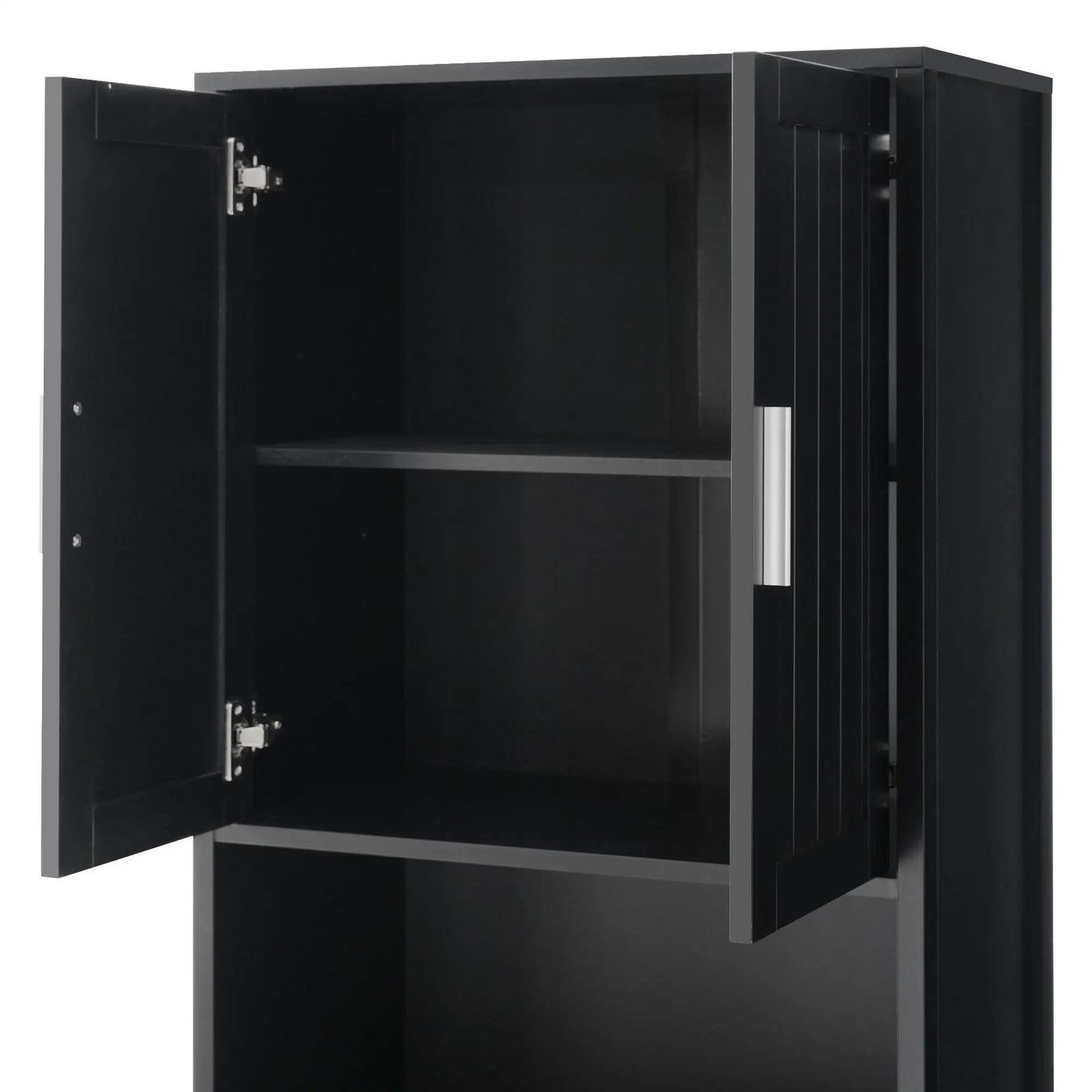 Freestanding Tall Bathroom Cabinet With Soft Close Doors And Adjustable Shelves by HouseOfZazla
