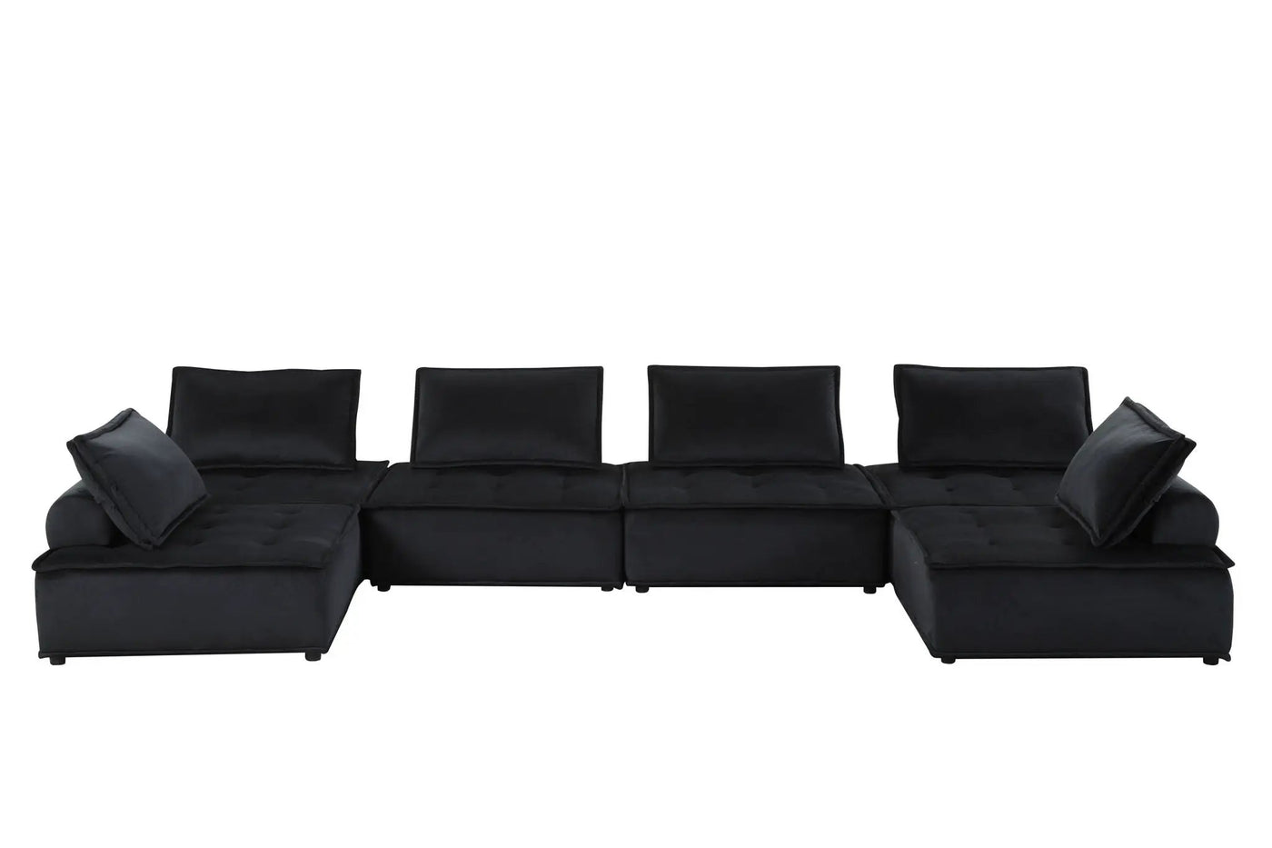 Anna - Stylish Sectional Sofa Ottoman by HouseOfZazla