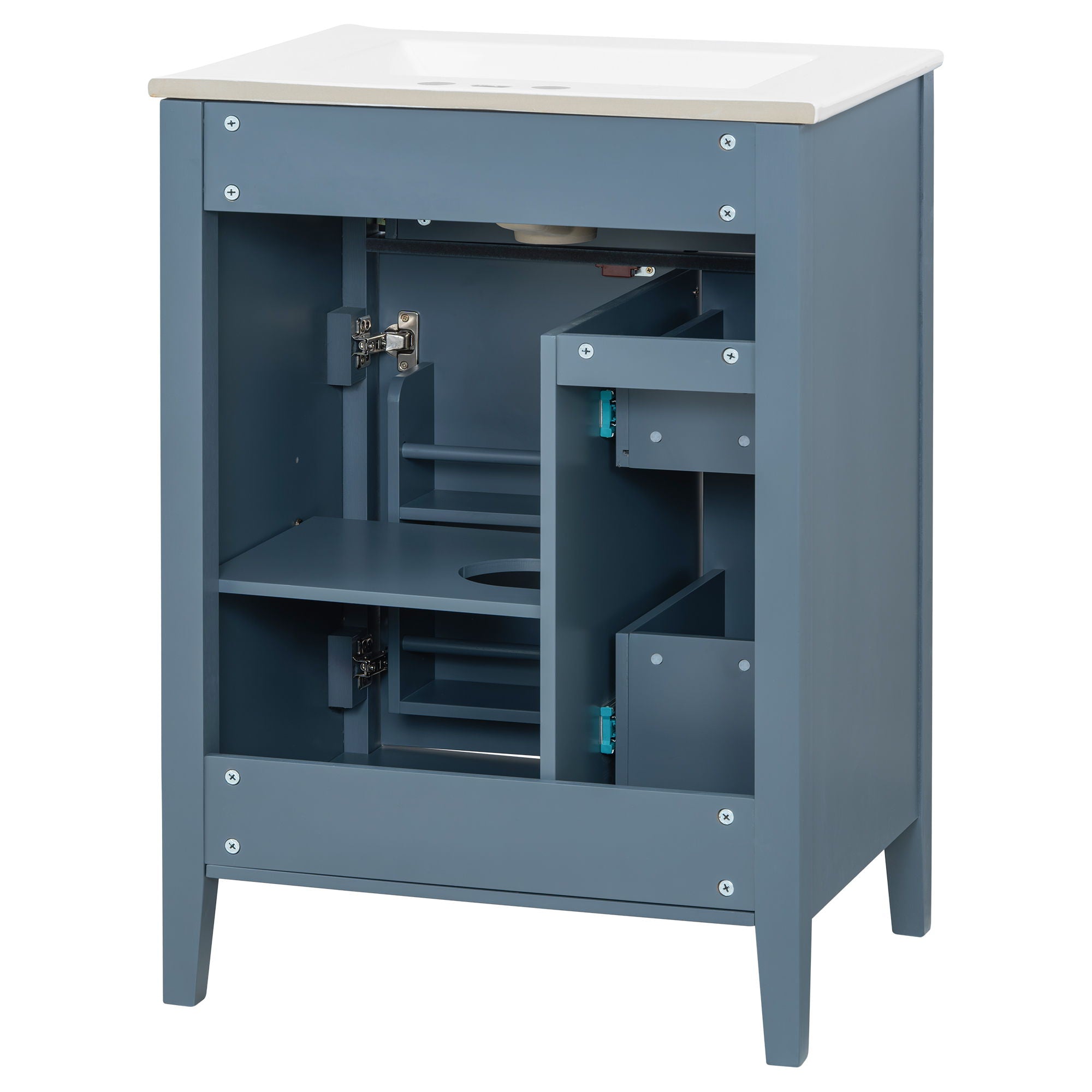 Bathroom Vanity With Sink, Soft Closing Cabinet by HouseOfZazla