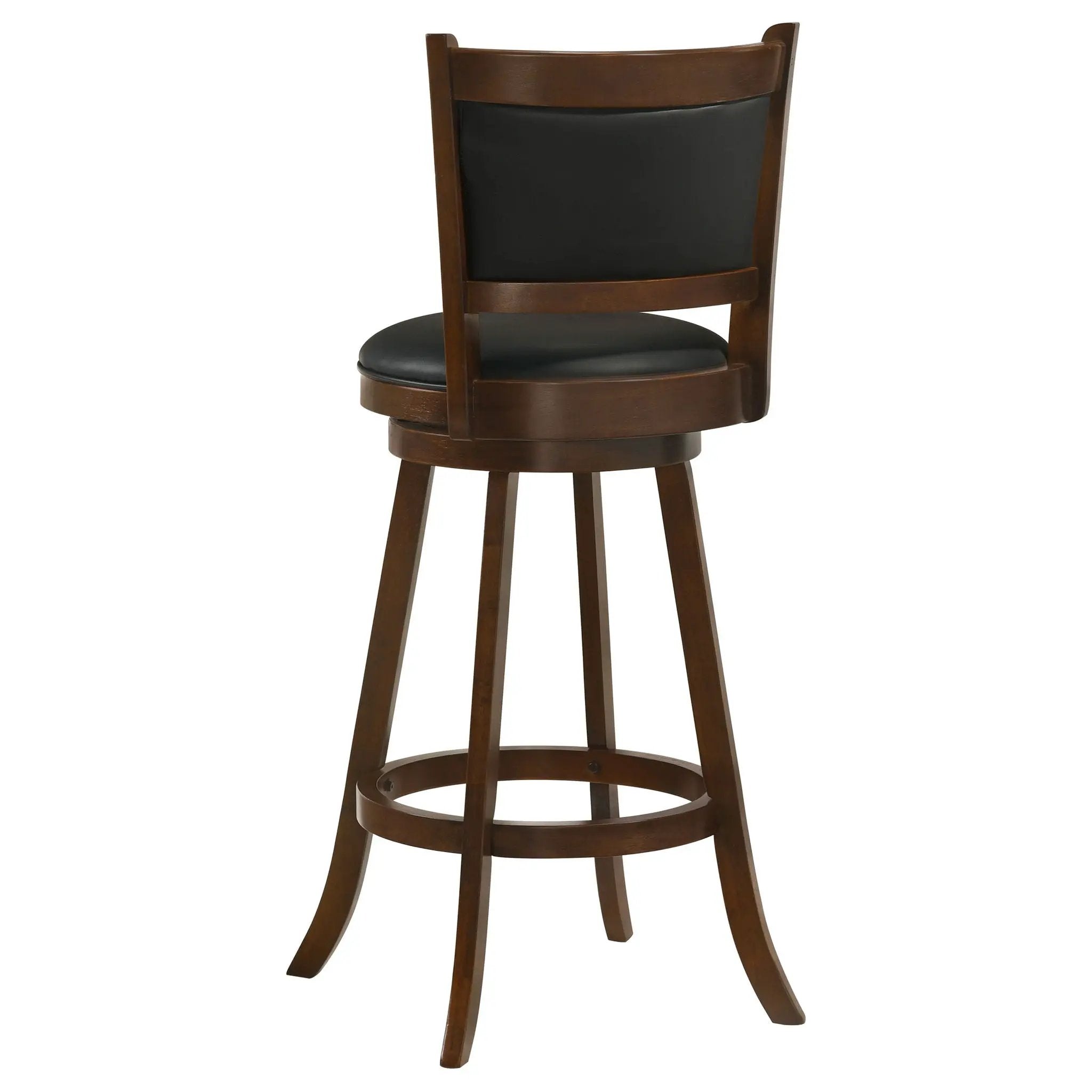 Broxton Upholstered Swivel Bar Chair Chestnut (Set of 2) by Unique Piece Furniture