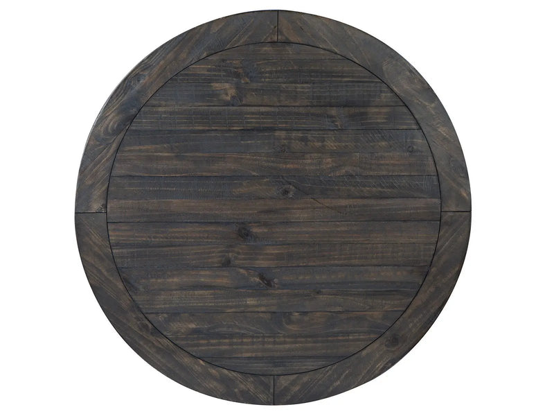Boswell - Round Cocktail Table (With Casters) - Peppercorn by Unique Piece Furniture