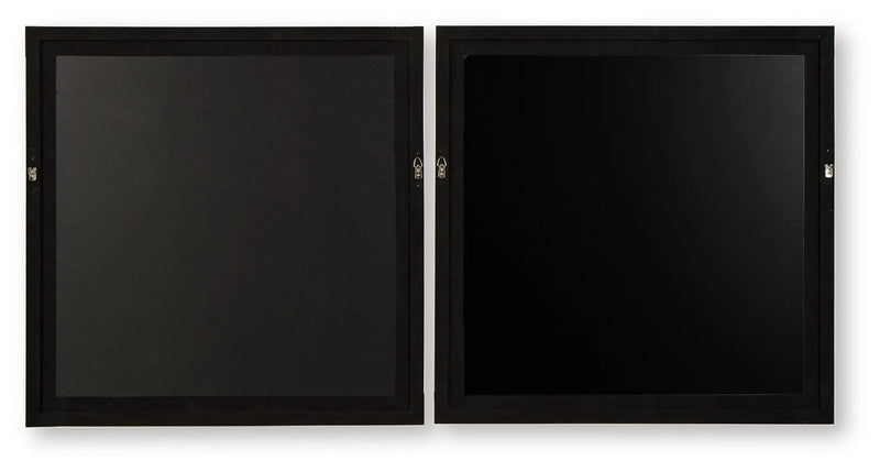 Winbrook - Wall Art Set (Set of 2) - Gray / Tan / Gold Finish by Unique Piece Furniture