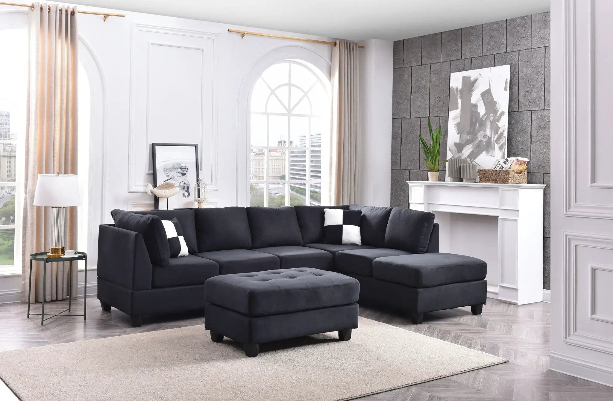 Malone - Comfort Sectional by Unique Piece Furniture
