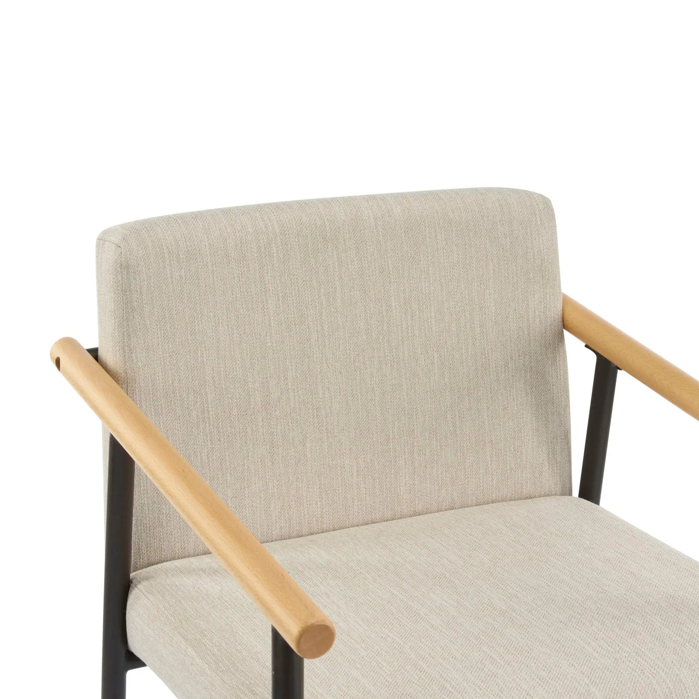 Mid Century Modern Counter Stool Set With Iron Frame by HouseOfZazla
