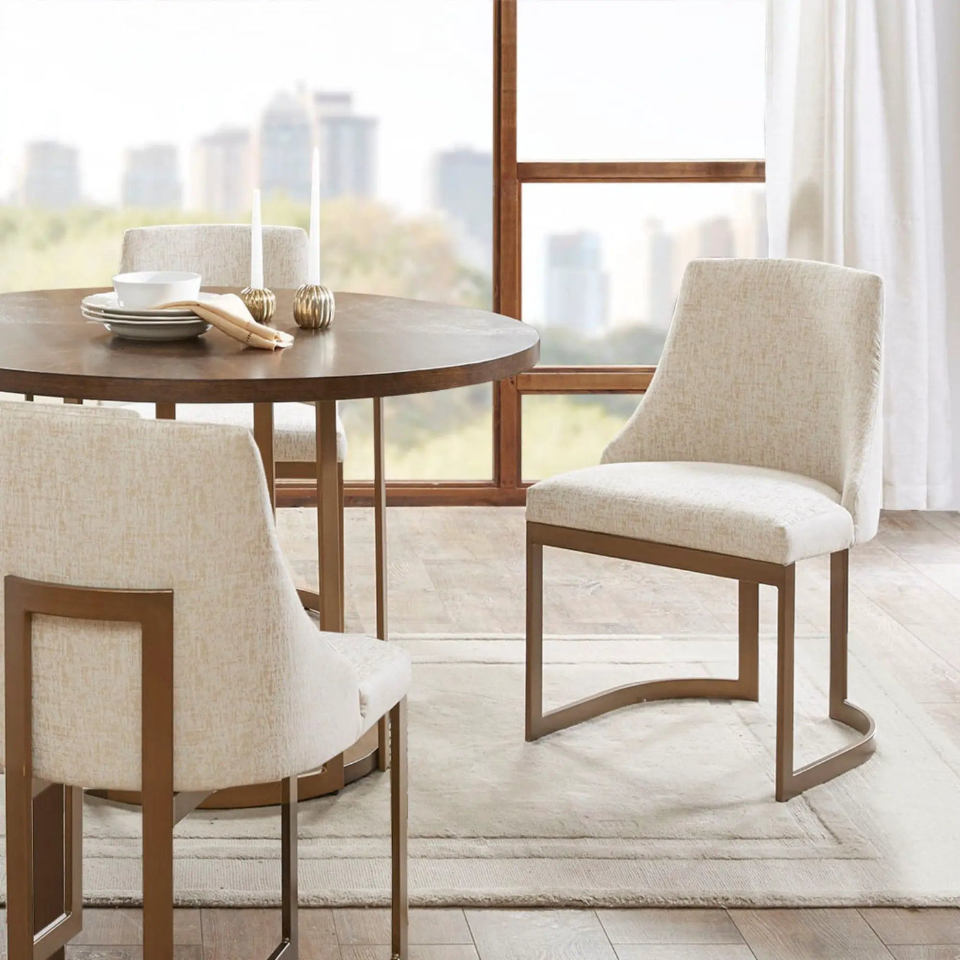 Contemporary Modern Accent Dining Chairs (Set of 2) by HouseOfZazla