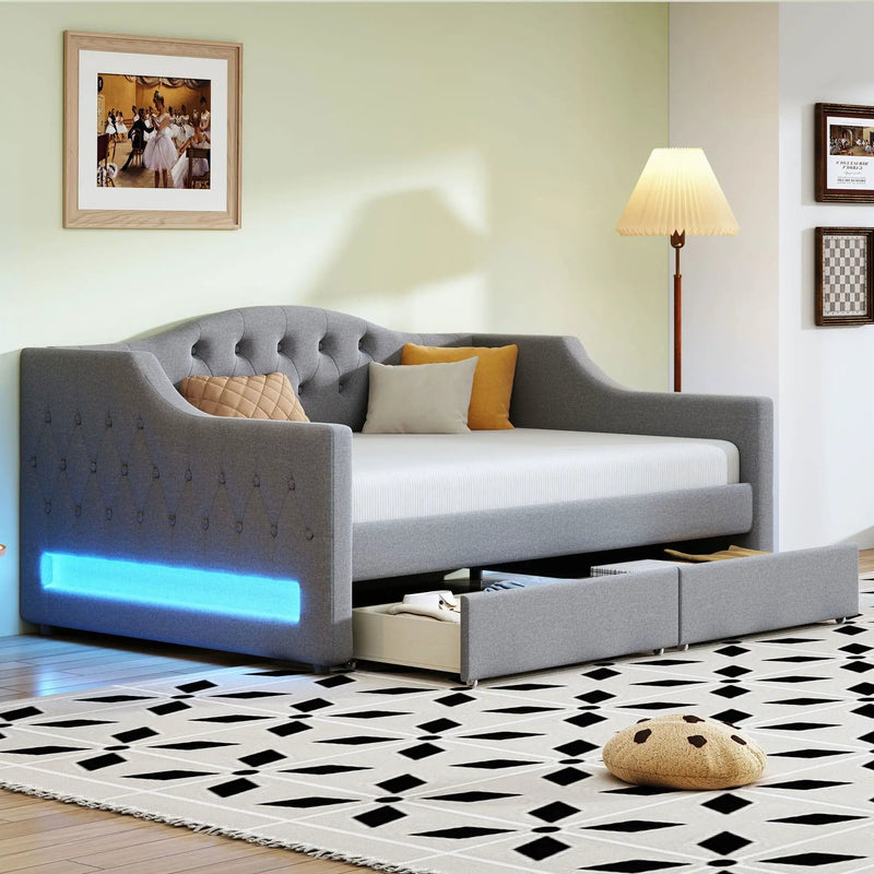 Daybed With LED Belt by Unique Piece Furniture