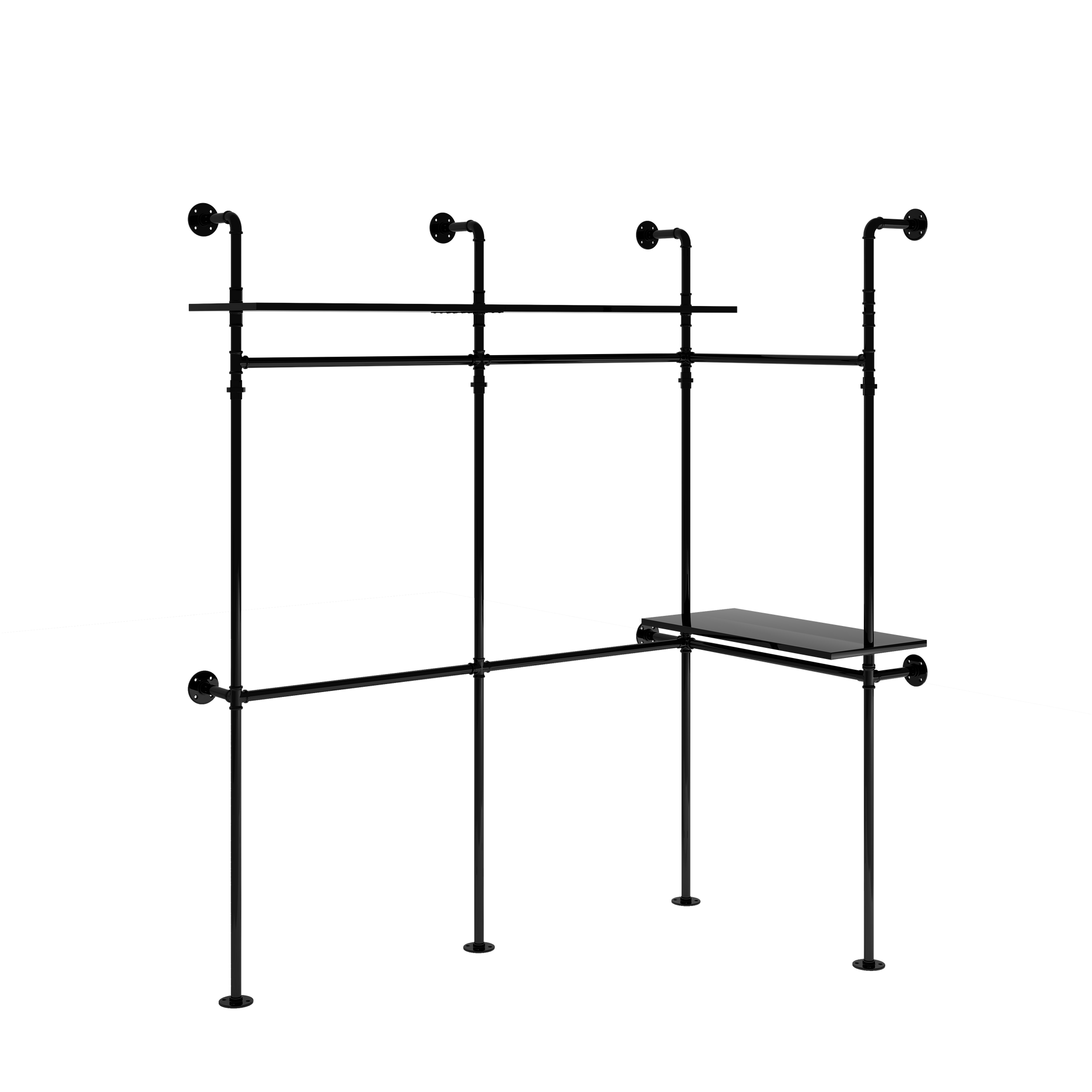 Industrial Pipe Clothing Rack by HouseOfZazla