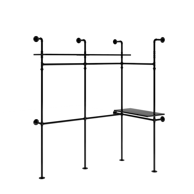 Industrial Pipe Clothing Rack by HouseOfZazla
