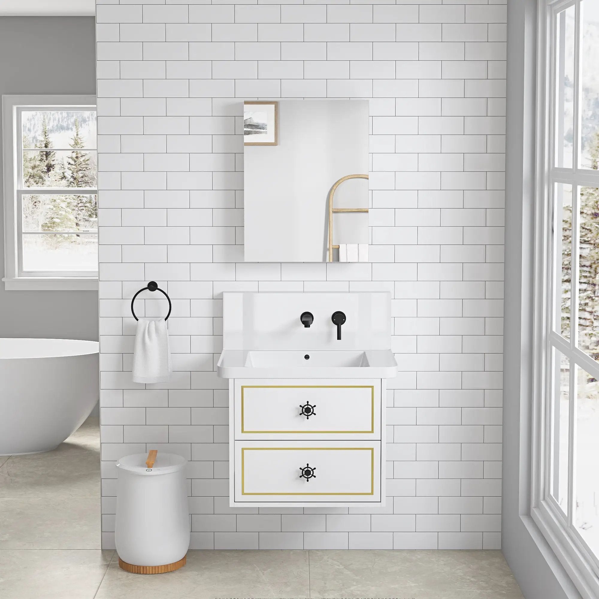20'' W x 26'' H Frameless Mirror Medicine Cabinet by HouseOfZazla