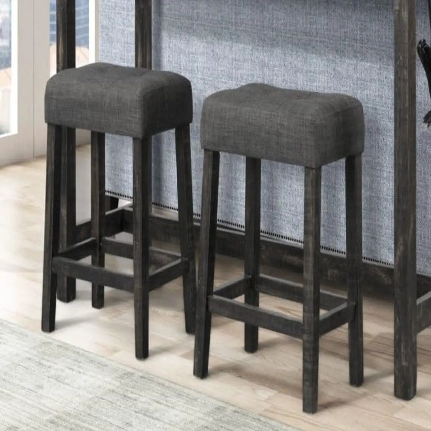 Transitional Backless Counter Stool (Set of 2) by HouseOfZazla