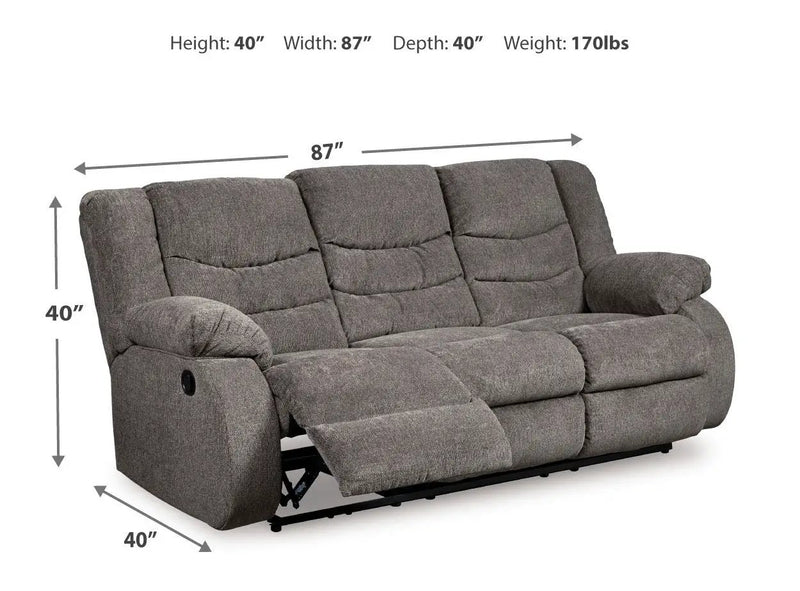 Tulen - Reclining Sofa by Unique Piece Furniture