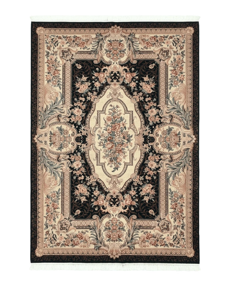 Aubusson Rug 6x9, European Design, Fine 170 KPSI, Elegant Carpet by Jewel Rugs