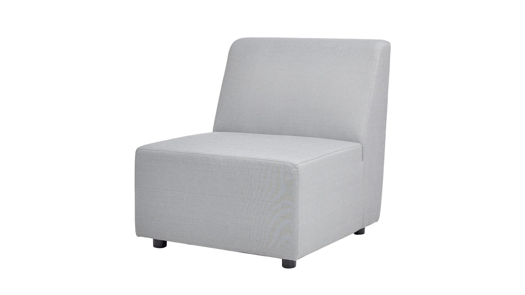 Cleo - Modular Upholstered Deep Seating Patio Armless Chair Axroma Olefin by HouseOfZazla