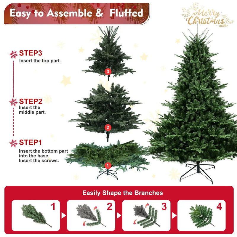 Full-Shaped 5FT Christmas Tree with 1129 Tips by HouseOfZazla