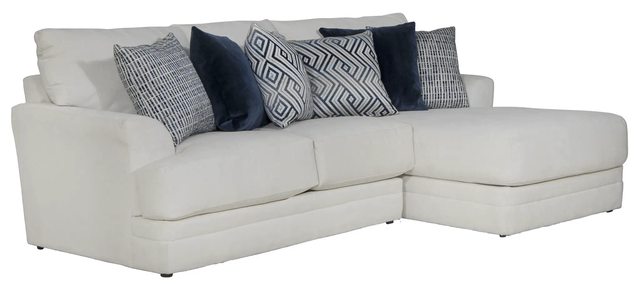 Polaris - Sectional With Comfort Coil Seating And Accent Pillows Included by Unique Piece Furniture